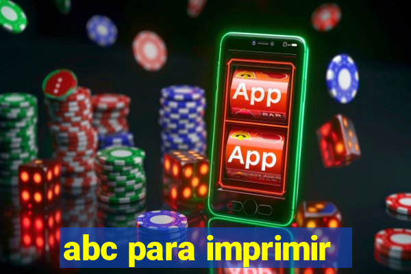 abc para imprimir